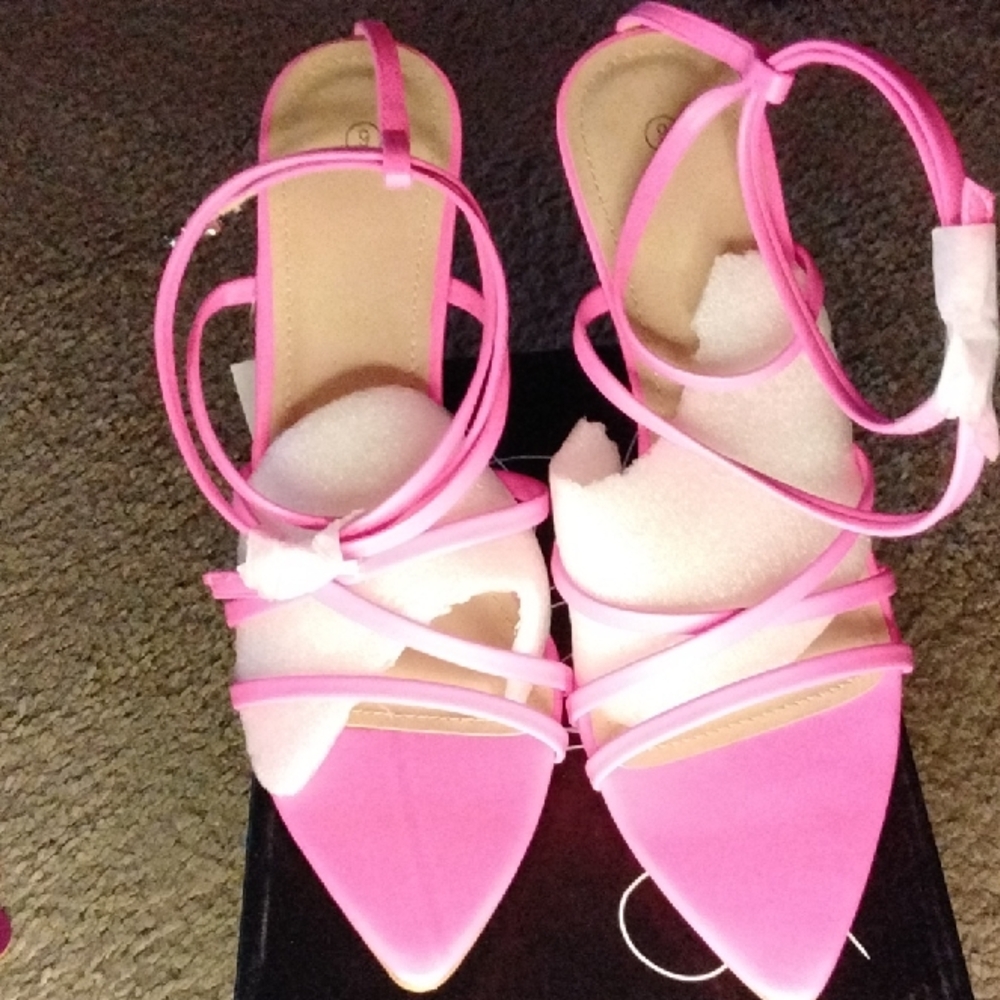 My Soft Pink High Heels Size 9 NEW